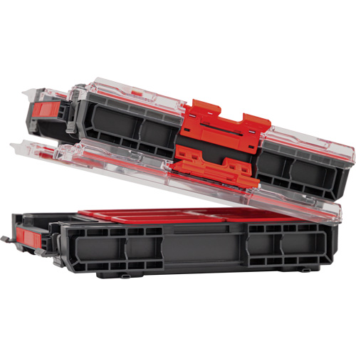 Organisateur moyen avec bacs Arx, 10-3/10" x 14-3/10" x 3", Noir Kelford