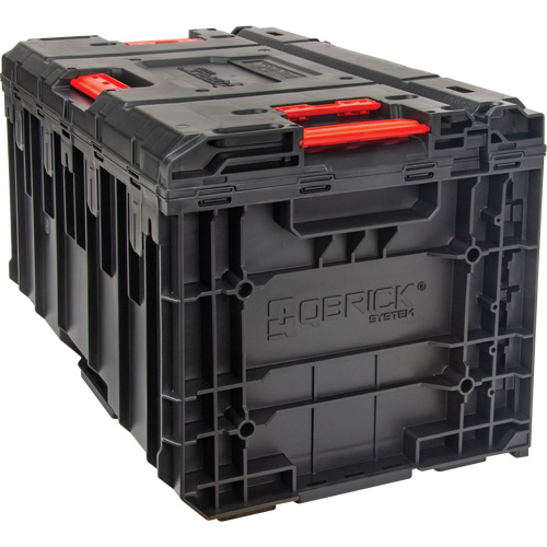 Arx&reg; Single Drawer Toolbox, 11-1/5" W x 18-3/10" D x 9-1/10" H, Black/Red Kelford