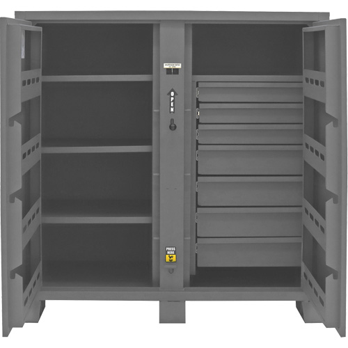 Armoire de rangement pour le chantier, Acier, 59 pi³, Gris Kelford