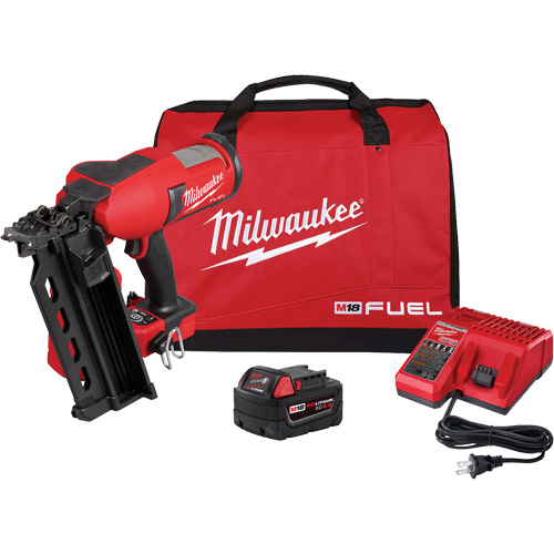 Ensemble de cloueuse Duplex Fuel, 18 V, Lithium-ion Kelford