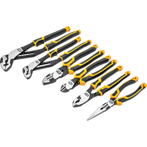 PITBULL Dual Material Mixed Plier Set, 6 Pieces Kelford