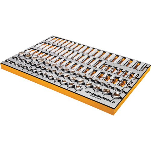 Jeu d'outils pour maître m&eacute;canicien MEGAMOD dans des plateaux en mousse modulaire de premi&egrave;re qualit&eacute; avec rangement d'outils, 1024 morceaux Kelford