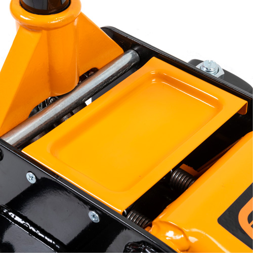 Heavy-Duty Floor Jack, 3 Ton(s) Capacity, 5-1/4" Lowered, 18-1/4" Raised, Manual Hydraulic Kelford