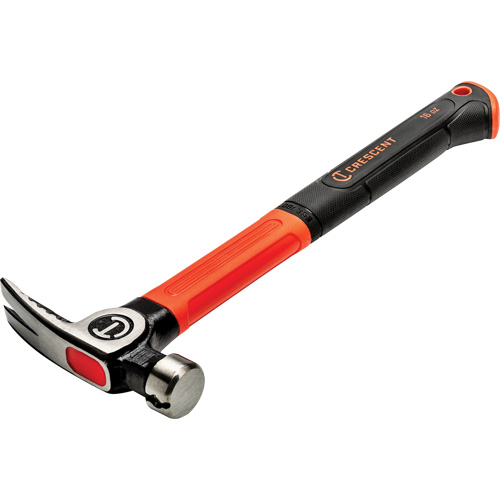 General Purpose Hammer, 16 oz., Fibreglass/Cushion Handle, 14" L Kelford