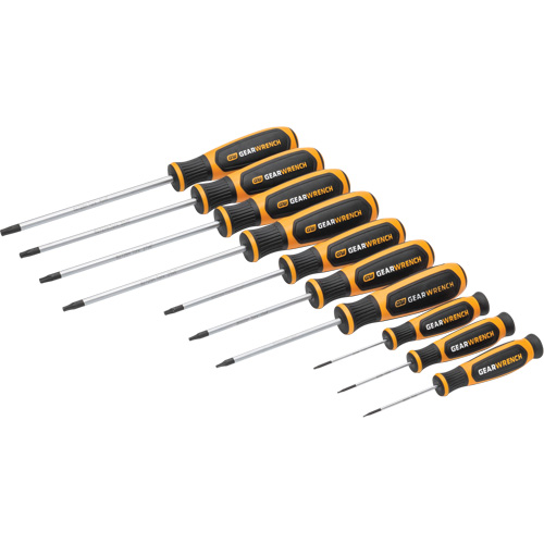 Jeu de tournevis bimat&eacute;riau Torx dans un plateau de rangement en mousse, 10 mcx Kelford