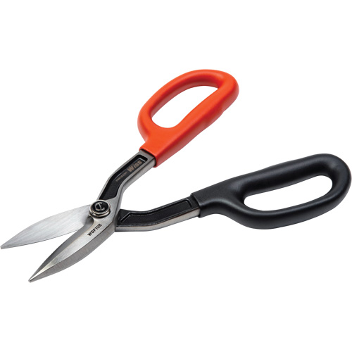 Straight Pattern Tinner Snips, 2" Cut Length, Straight Cut Kelford