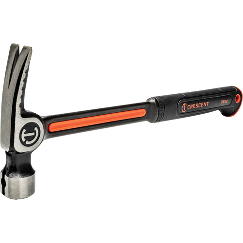 Milled-Face Framing Hammer, 28 oz., Solid Steel Handle, 16" L Kelford