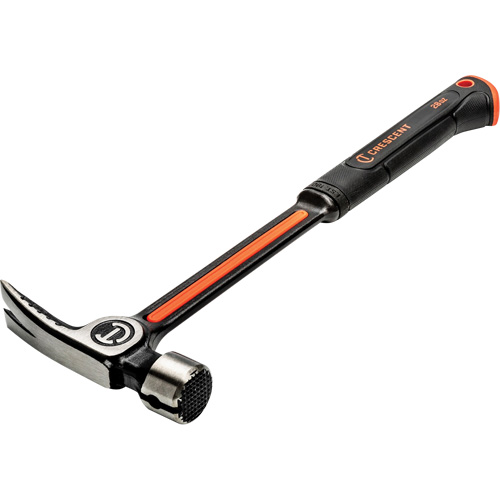 Milled-Face Framing Hammer, 28 oz., Solid Steel Handle, 16" L Kelford