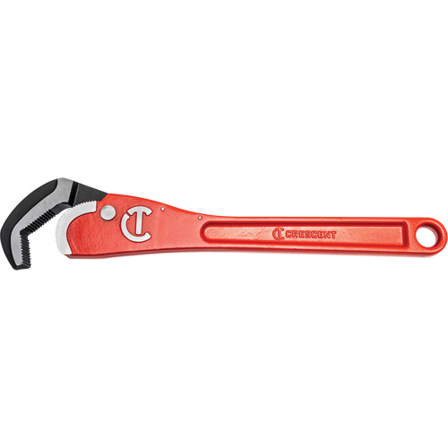 Self-Adjusting Steel Pipe Wrench, 2-1/2" Jaw Capacity, 16" Long, Powder Coated Finish, Non-Ergonomic Handle Kelford