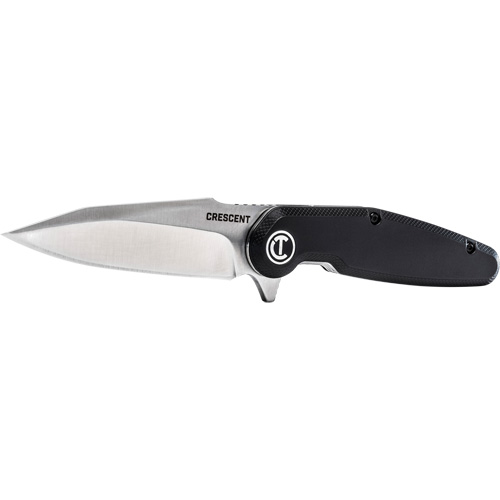 Harpoon Blade Composite Handle Pocket Knife, 3-1/2" Blade, Steel Blade, Plastic Handle Kelford