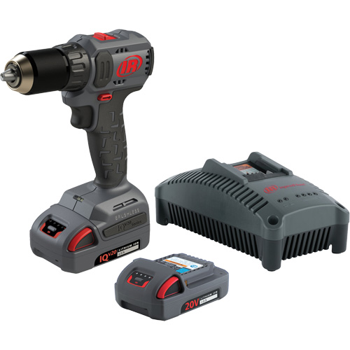 Ensemble de perceuse-tournevis compact sans fil, Lithium-ion, 20 V, Mandrin 1/2", Couple 37 lb-pi Kelford