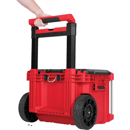Boîte &agrave; outils sur roues PACKOUT, 18" x 22" x 19-1/2", Noir/Rouge Kelford