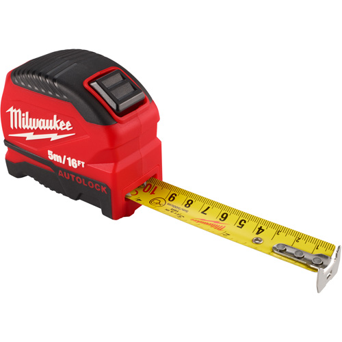Auto-Lock Tape Measure, 1" x 16' Kelford