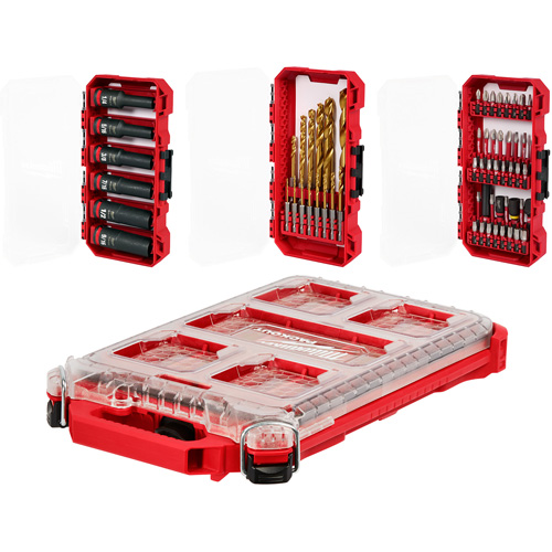 Ensemble de perceuse &agrave; chocs, tournevis Shockwave & attache Packout Kelford