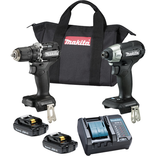 Ensemble 2 outils sous compact &agrave; moteur sans balai LXT, Lithium-ion, 18 V Kelford