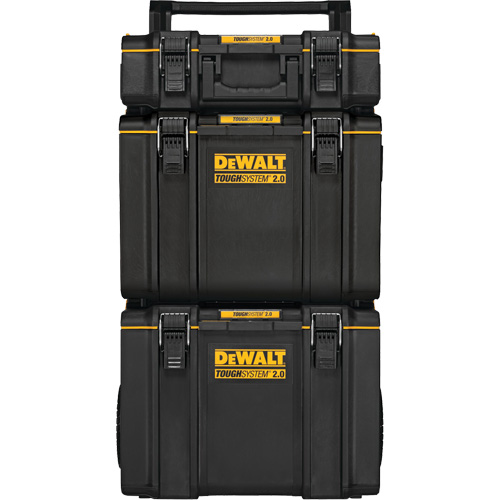 TOUGHSYSTEM&reg; 2.0 Rolling Tower, 24" x 20-2/5" x 34-1/2", Black/Yellow Kelford