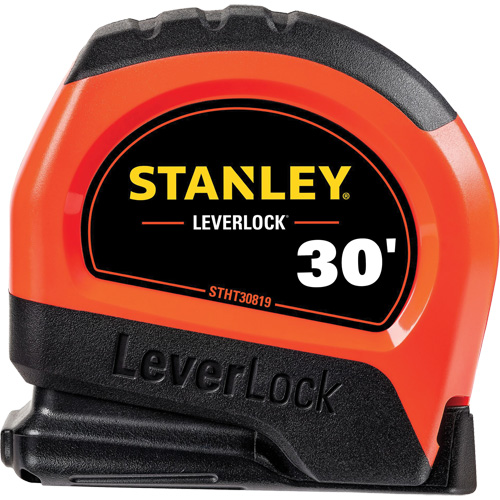 High-Visibility LEVERLOCK&reg; Tape Measure, 30', Imperial Graduations Kelford