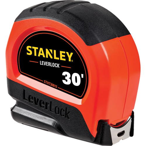High-Visibility LEVERLOCK&reg; Tape Measure, 30', Imperial Graduations Kelford