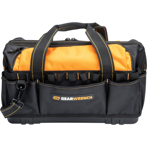 Sac &agrave; outils de 20" pour les professionnels, Nylon, 33 pochettes, Noir/Orange Kelford