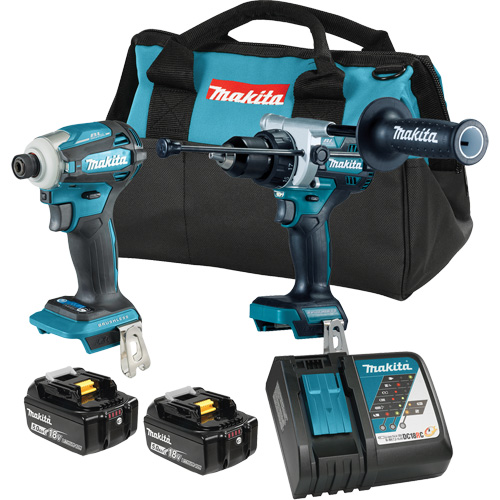 LXT Brushless 2 Tool Combo Kit, Lithium-Ion, 18 V Kelford
