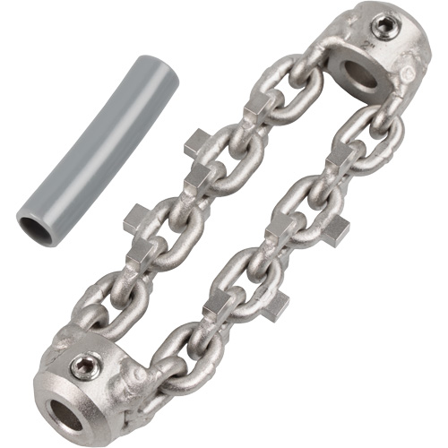 Chaîne de nettoyage de tuyaux de 2" pour c&acirc;ble de serpent &agrave; chaîne de 1/4" Kelford