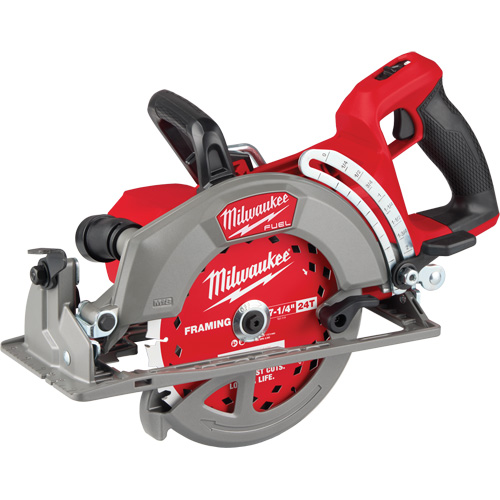 Scie circulaire &agrave; poign&eacute;e arri&egrave;re M18 Fuel - Outil seulement , 7-1/4", 18 V Kelford