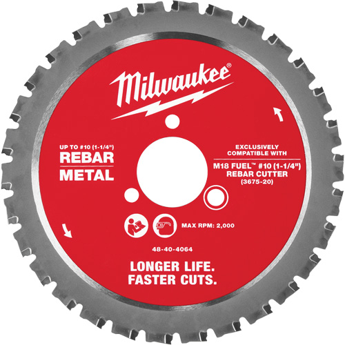 Lame de coupe pour barres darmature #10 (1-1/4”), 1-1/4" Kelford