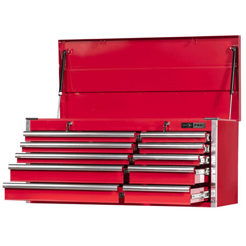 Coffre pour m&eacute;canicien de s&eacute;rie Pro PCM4210 , 40-3/10" la, 10 tiroirs, Rouge Kelford