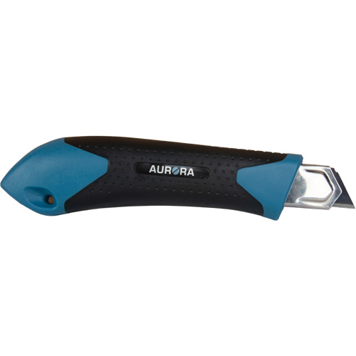 Couteau professionnel de 18 mm, Acier inoxydable, Robuste, Prise en Caoutchouc Kelford