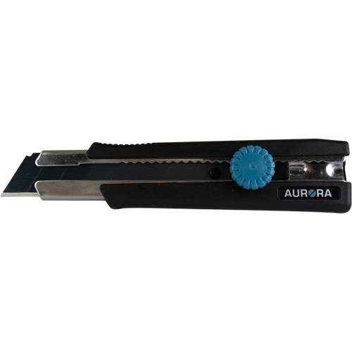 Couteau r&eacute;tractable de 25 mm READYEDGE, Acier inoxydable, Robuste, Prise en Caoutchouc Kelford