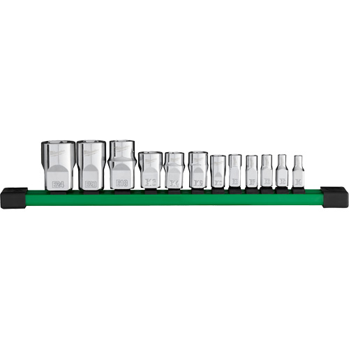 Jeu de douilles, Torx, Prise 1/4"/1/2"/3/8", 12 mr Kelford