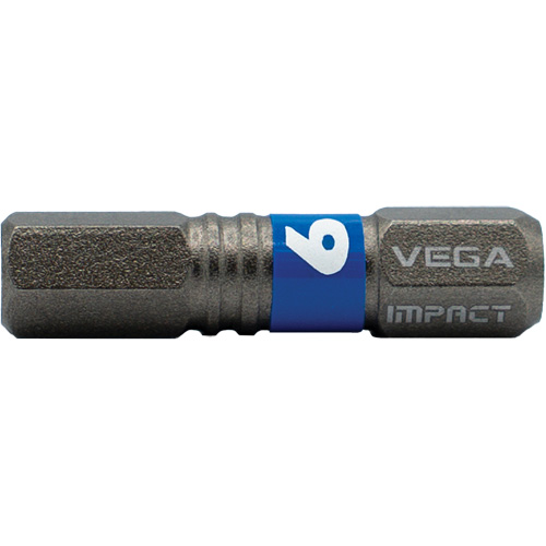 Impactech&reg; Insert Bit, Hex, 6 mm, 1/4" Drive Kelford