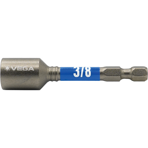 Impactech&reg; Nut Driver, 3/8" Tip, 1/4" Drive, 2-9/16" L, Magnetic Kelford