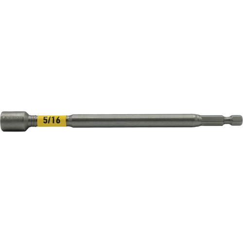 Impactech&reg; Nut Driver, 5/16" Tip, 1/4" Drive, 6" L, Magnetic Kelford
