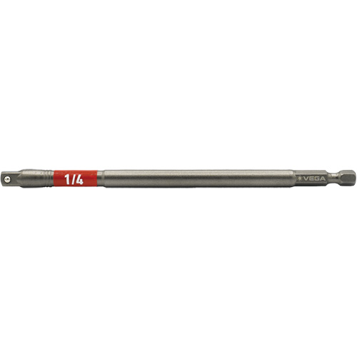 Impactech&reg; Impact Socket Adapter, 1/4" Drive Size, 1/4" Male Size, 6" L Kelford