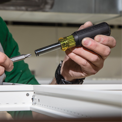 11-in-1 Magnetic Screwdriver / Nut Driver, Cushion Grip Handle Kelford