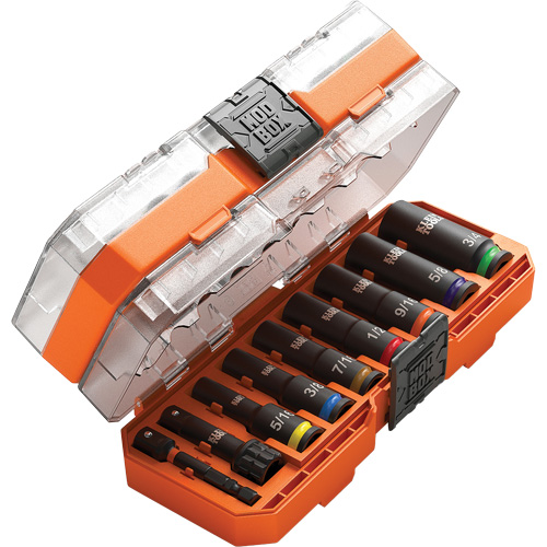 Jeu de douilles KNECT, 9 Mcx, Chocs, Prise de 3/8", Profond Kelford
