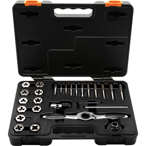Metric Ratcheting Tap & Die Set, 27 Pieces Kelford