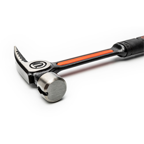 Smooth-Face Framing Hammer, 22 oz., Solid Steel Handle, 16" L Kelford