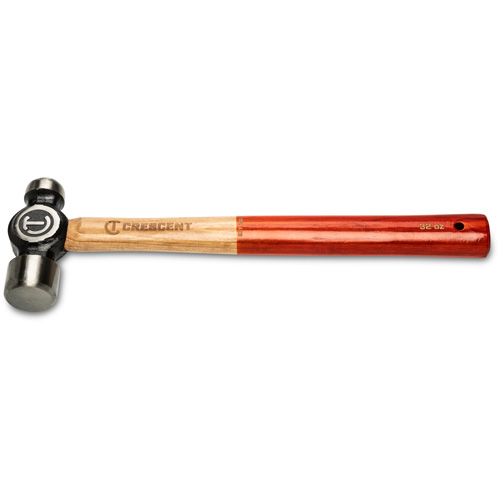 Marteau &agrave; panne ronde, Poids de la t&ecirc;te 32 oz, Face Poli, Prise Bois Kelford