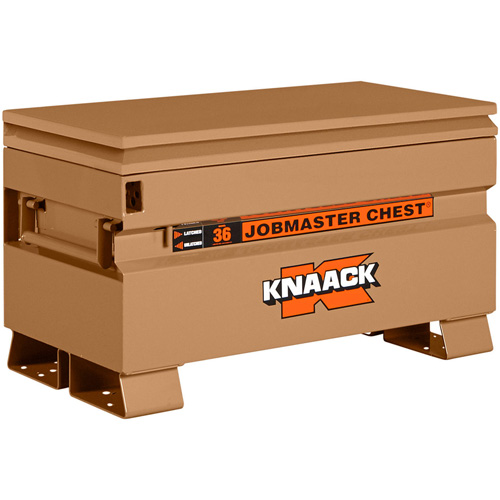 Model 36 Jobsite Chest with Padlock, 36" x 19" x 21-1/2", Steel, Tan Kelford
