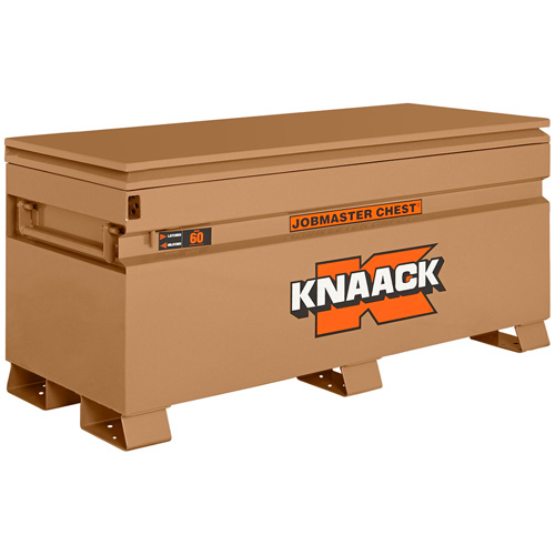 Model 60 Jobsite Chest with Padlock, 60" x 24" x 28-1/2", Steel, Tan Kelford