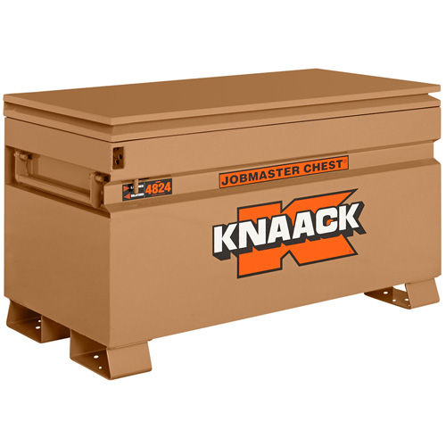 Model 4824 Jobsite Chest with Padlock, 48" x 24" x 28-1/2", Steel, Tan Kelford