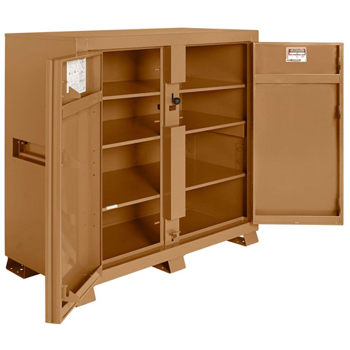 Armoire de chantier mod&egrave;le 139 avec cadenas, Acier, 59,4 pi³, Havane Kelford