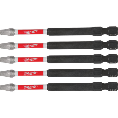 SHOCKWAVE Impact Recess Power Bits, Square, 2 Tip, 3-1/2" Length Kelford
