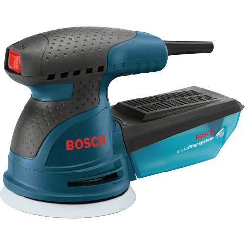 Single-Speed Palm Random Orbit Sander/Polisher, 5" Sand Paper, 2.5 A, 120 V Kelford
