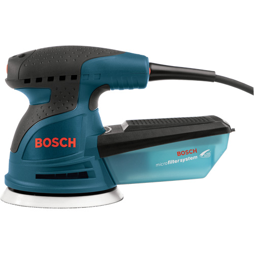 Palm Random Orbit Sander/Polisher, 5" Sand Paper, 2.5 A, 120 V Kelford