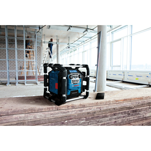 Radio de chantier avec Bluetooth 5.0 et station dalimentation, Lithium-ion, 18 V Kelford