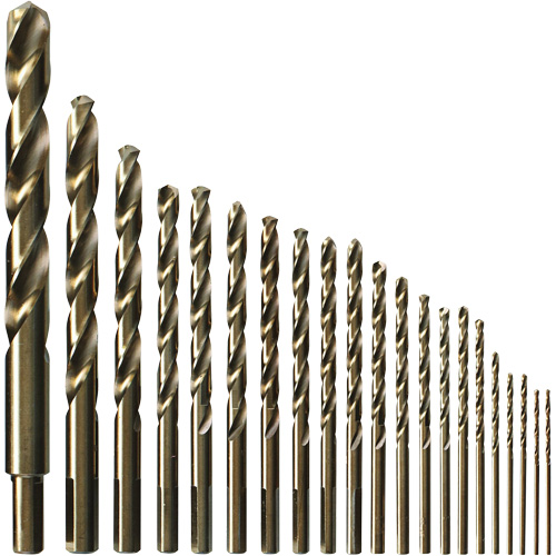 Drill Bit Set, 21 Pieces, Cobalt Kelford