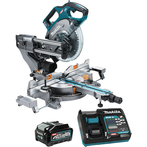 XGT Brushless Dual Compound Mitre Saw with AWS Kelford